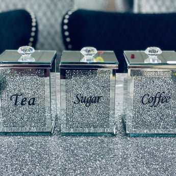 Crystals Tea Sugar Coffee Set