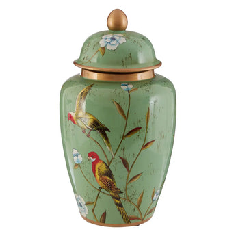 Tropical Turquoise Large Ceramic Jar