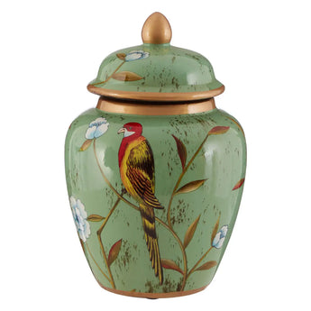 Tropical Turquoise Small Ceramic Jar